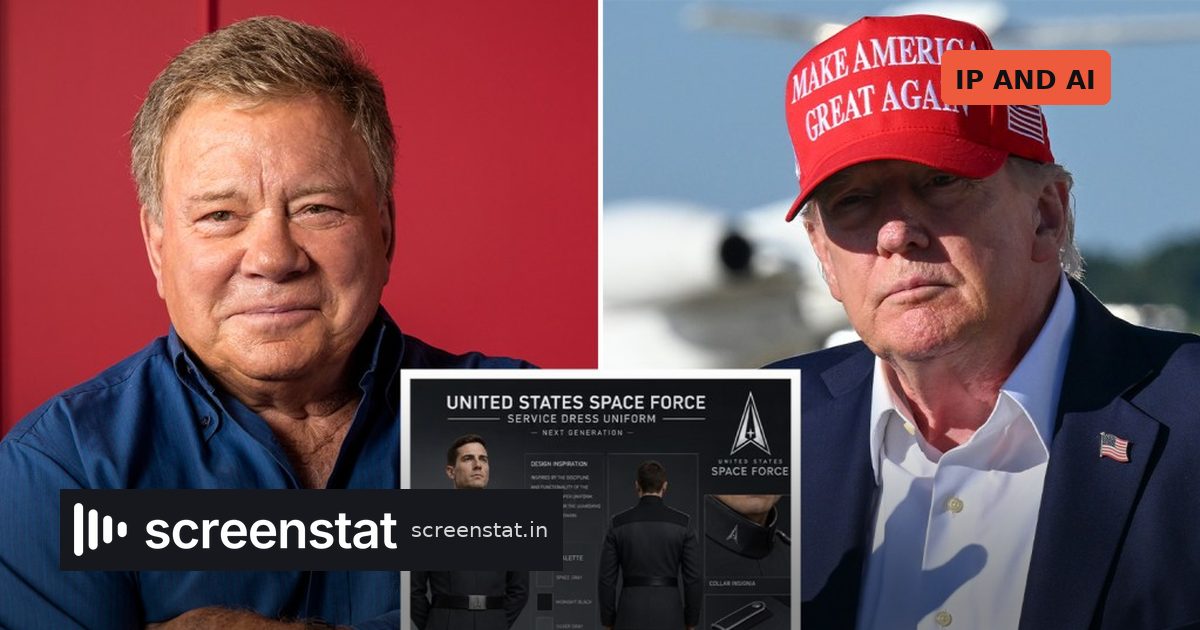 Shatner Mocks Space Force Look As AI Hero Post Hits 41M Views