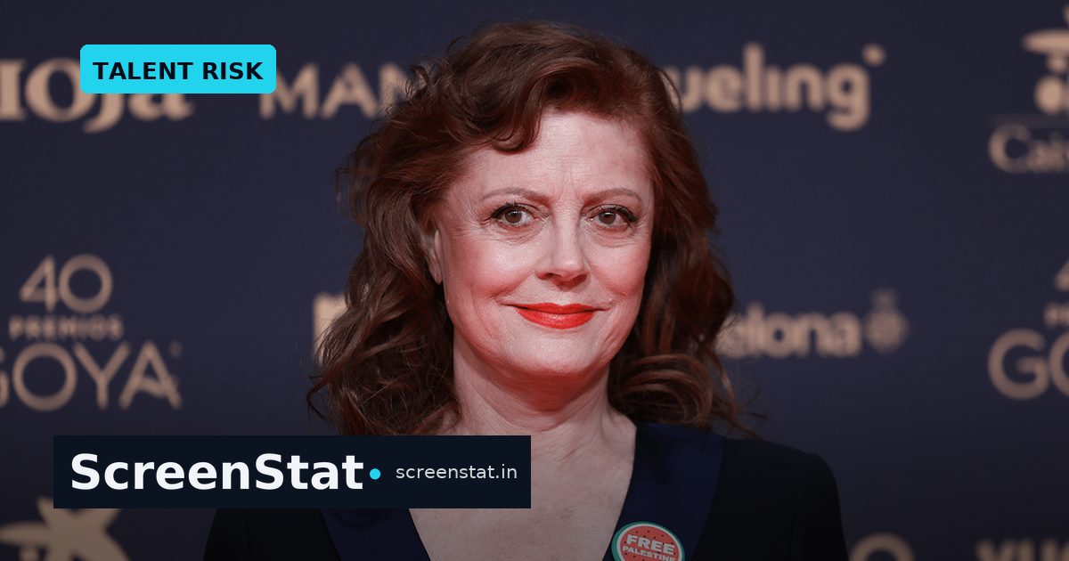 Susan Sarandon Says Studio Roles Vanished Over Gaza Stance