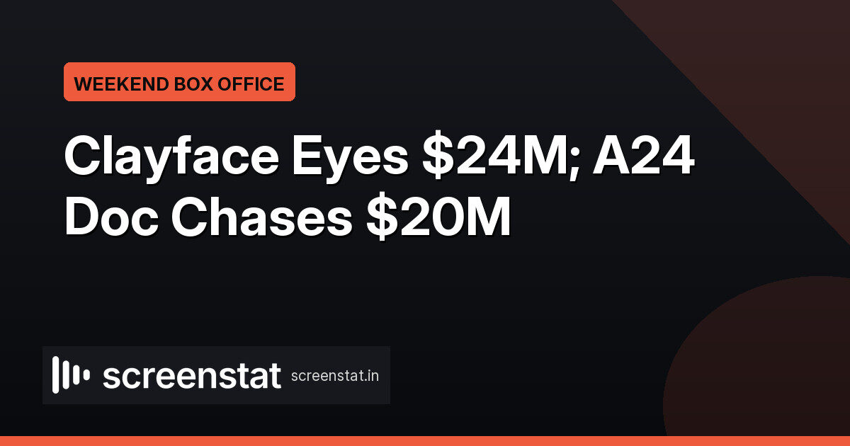 Clayface Eyes $24M U.S. Debut; A24’s Holmes Doc Nears $20M