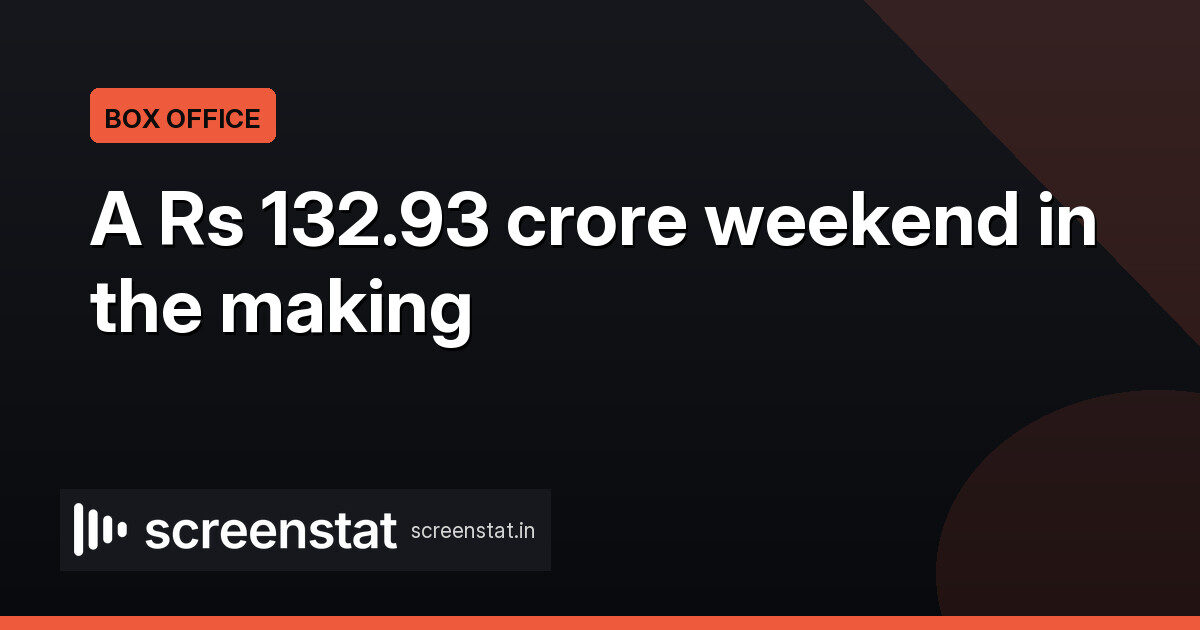 Rs 132.93 cr India net, Rs 150 cr in sight