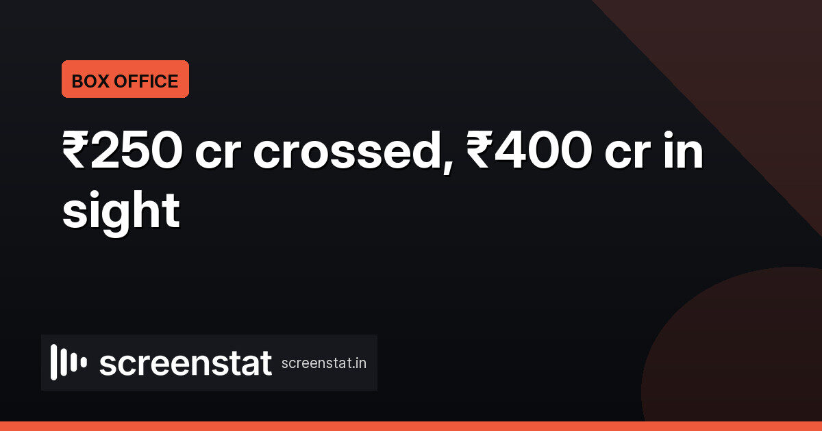 Drishyam The Conclusion crosses ₹250 cr; ₹400 cr in sight