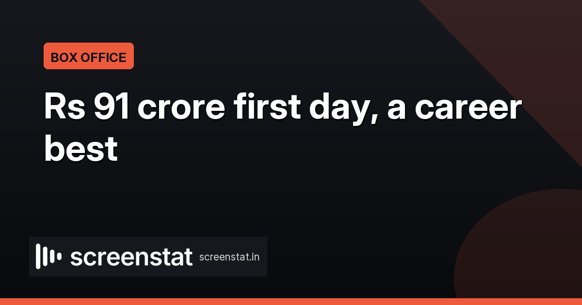 Drishyam: The Conclusion opens at Rs 91 crore worldwide