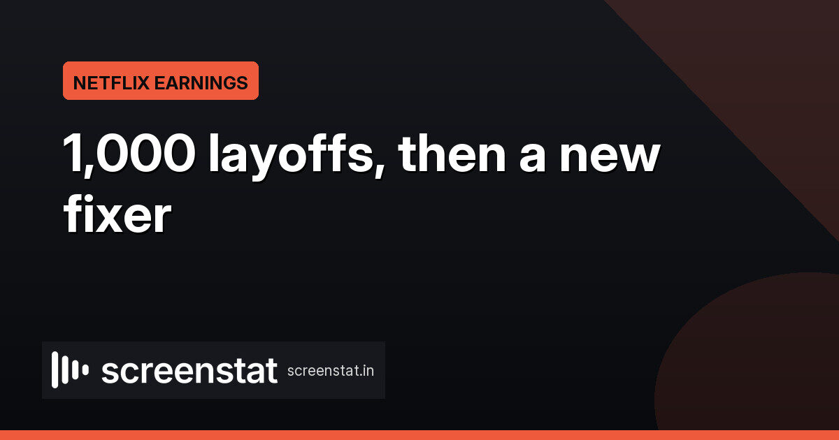 After 1,000 layoffs, Netflix asks Peter Rice to fix US growth