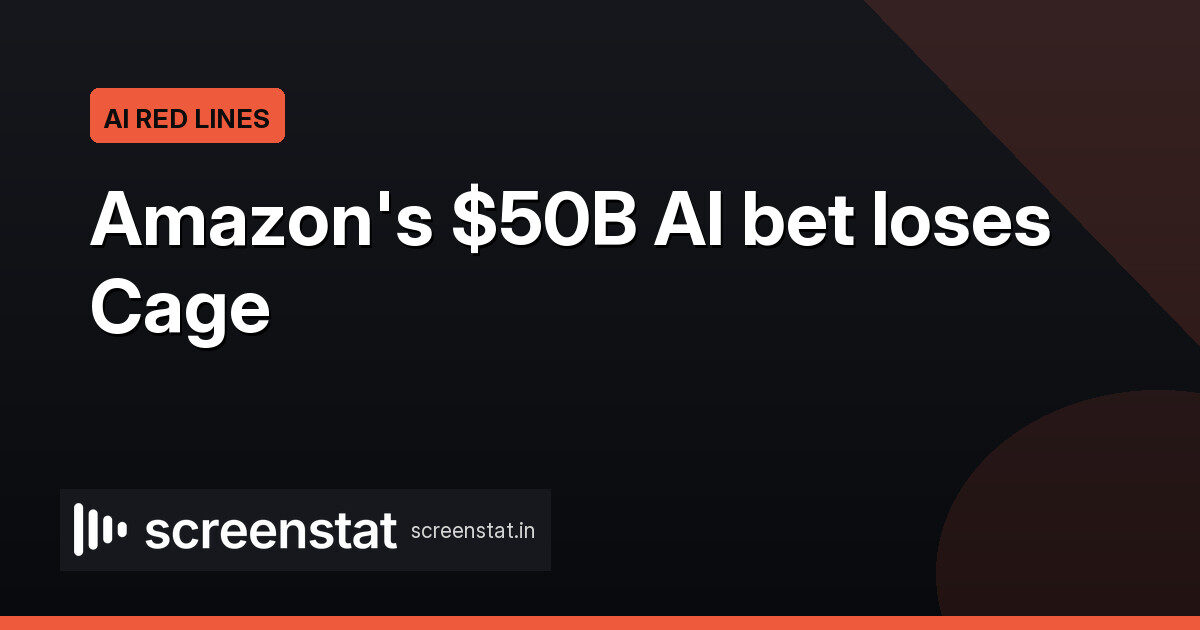 Cage walks away from Amazon over its $50B OpenAI bet