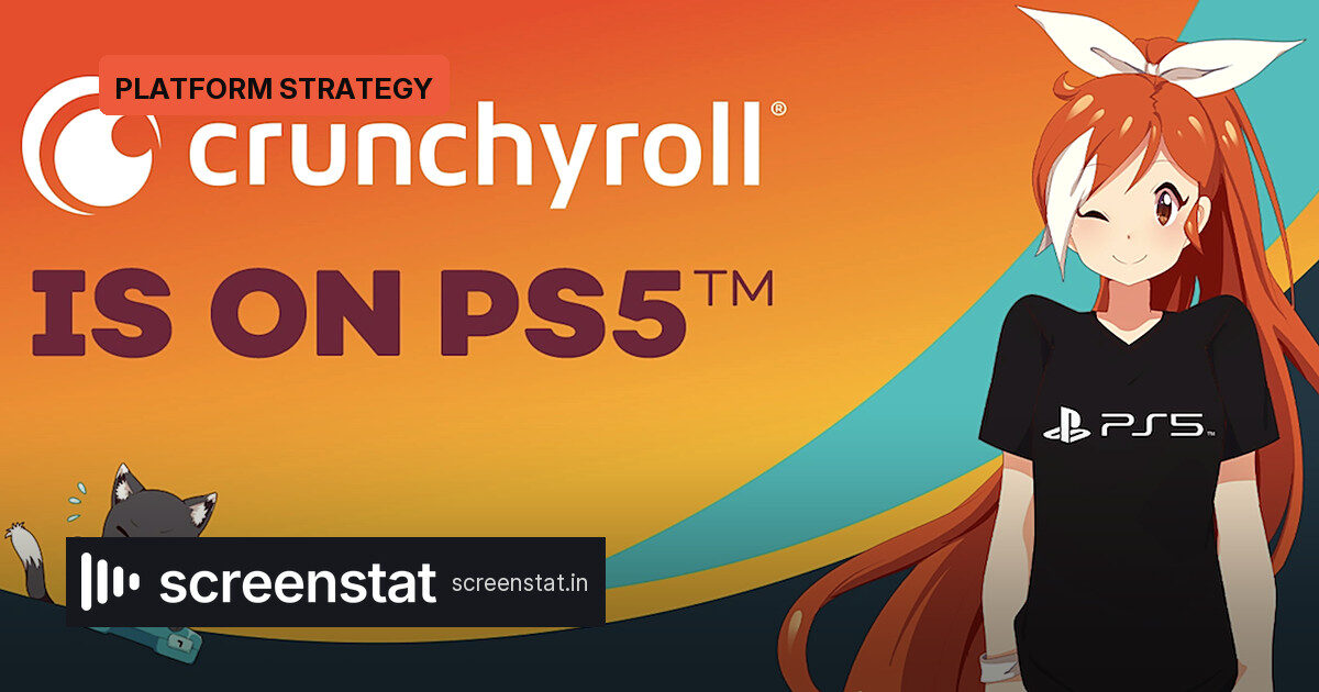 Sony puts Crunchyroll at the centre of the PS5 home screen