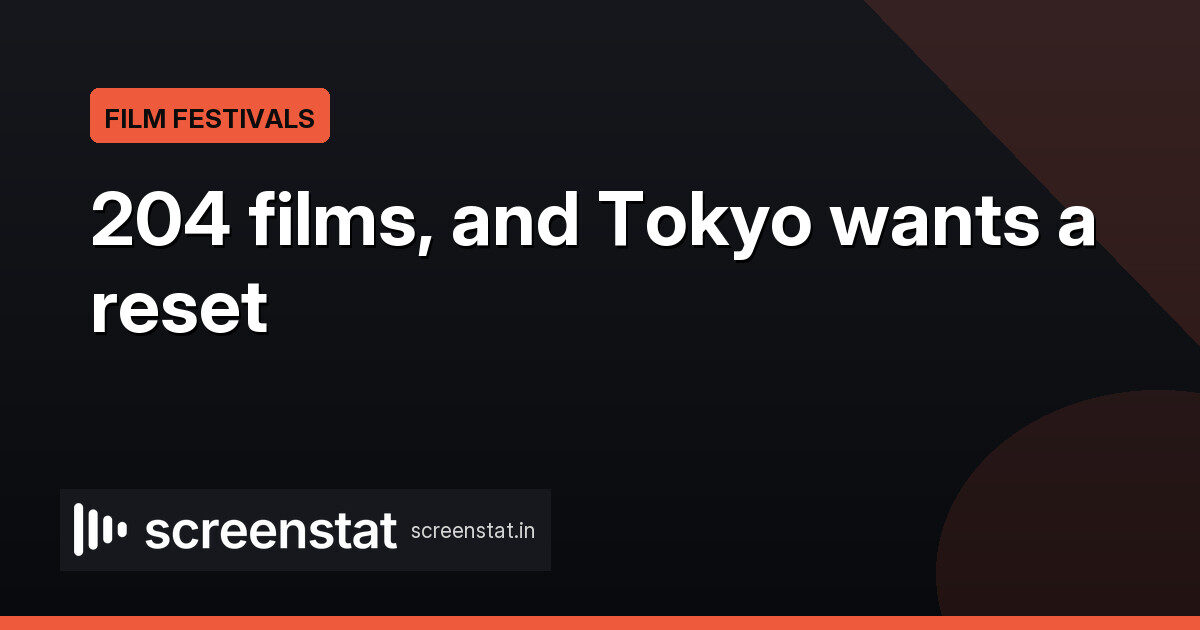 Tokyo Film Festival hits 204 films as it plans global reset