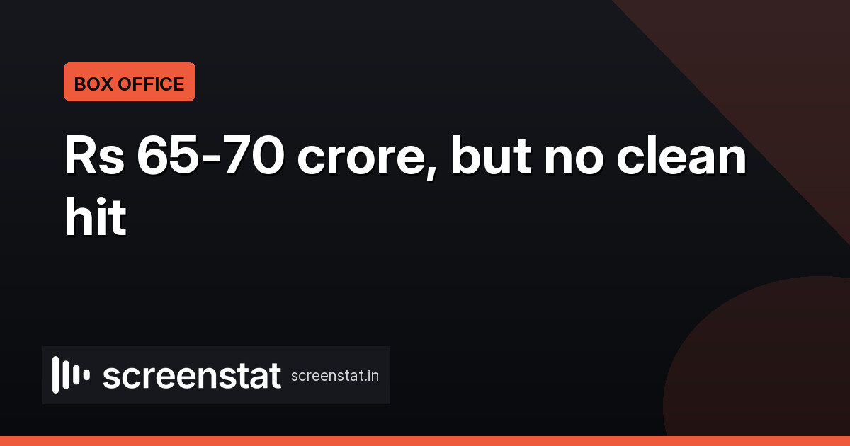 The Vvaan heads for a Rs 65-70 crore India finish